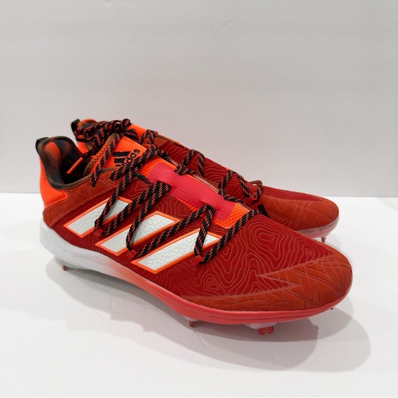 Adidas Baseball Shoes Men’s Adizero Grail Lead To Legacy Metal Red White - Picture 1 of 8